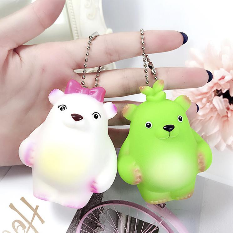 Móc khóa mầm gấu