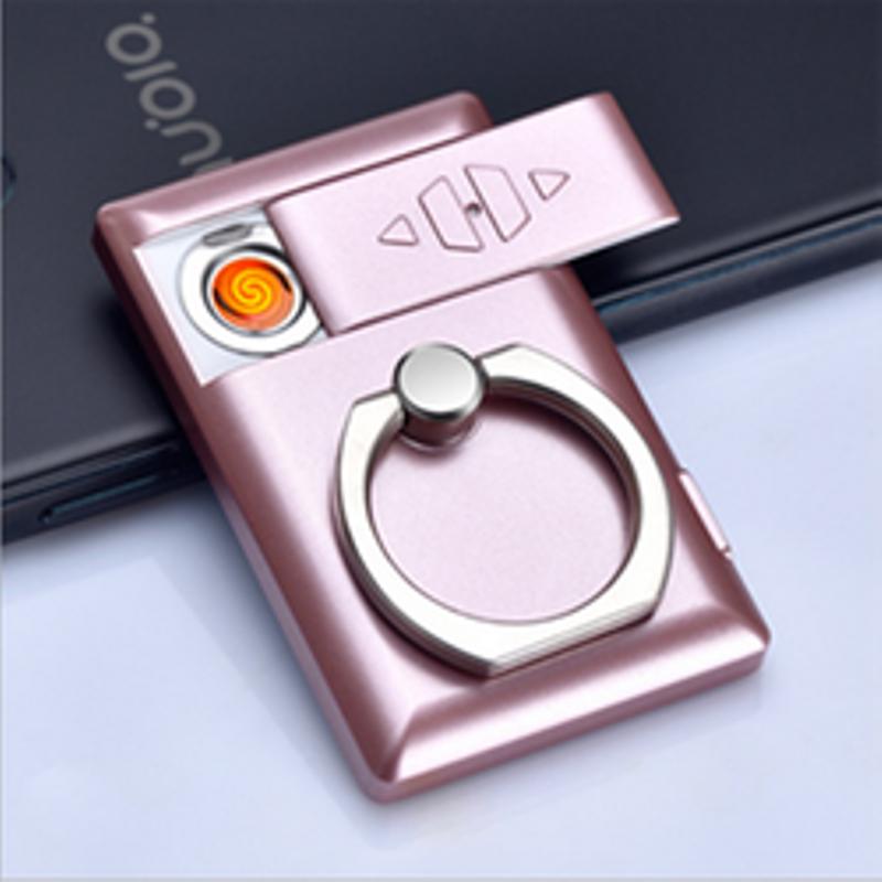 Giá đỡ điện thoại chiếc nhẫn kiêm bật lửa sạc USB - hàng độc lạ