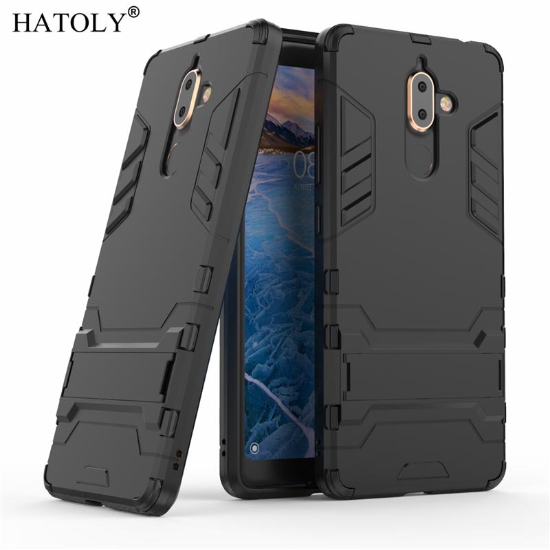 [ 6 màu] Ốp lưng chống sốc Iron Man cho Nokia 7 Plus