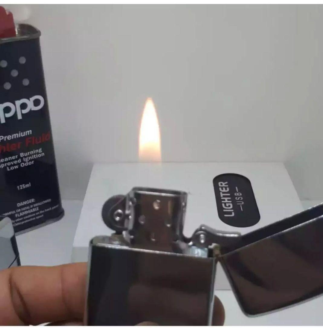 Hột Quẹt Zippo Trơn.sáng loáng