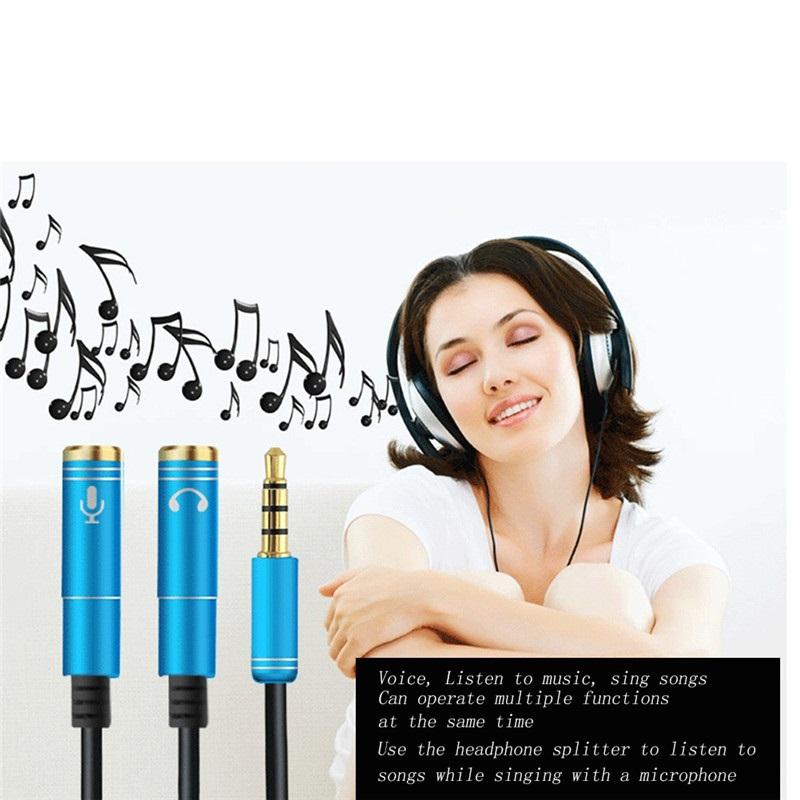 Jack chia Audio 3.5 ra Mic và Loa