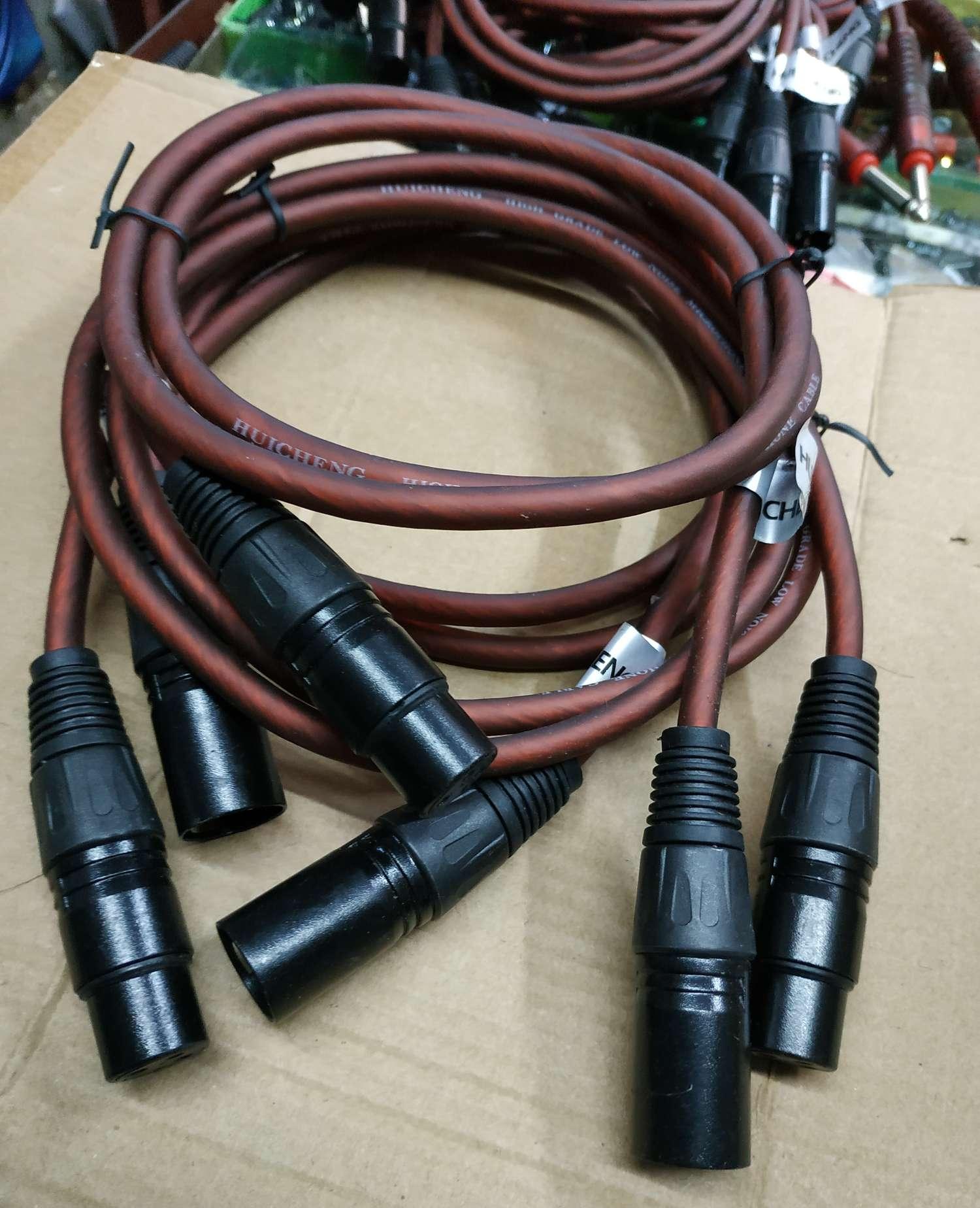 Dây Canon Đực Cái dài 1M  combo 2 sợi