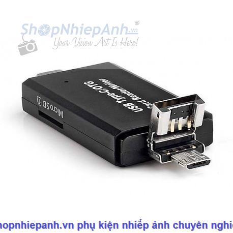 ĐẦU ĐỌC THẺ OTG SD /MICRO SD DÀNH CHO SMARTPHONE TYPE C MICRO USB PC