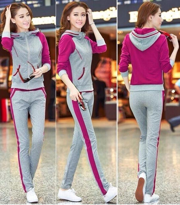 Bộ đồ thể thao thu đông cao cấp phối màu