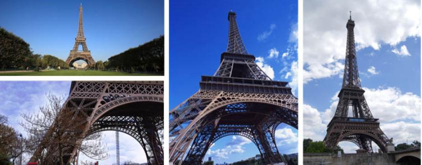 Mô hình tháp Eiffel để bàn trang trí