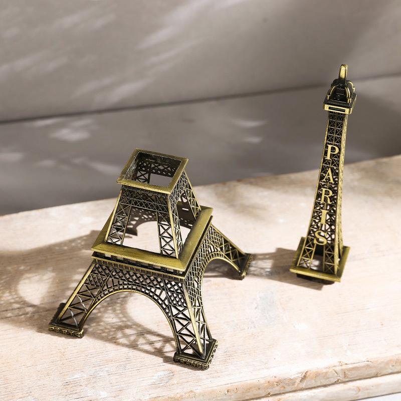 [HCM]Mô hình tháp Eiffel cao 38 cm (màu vàng rêu)