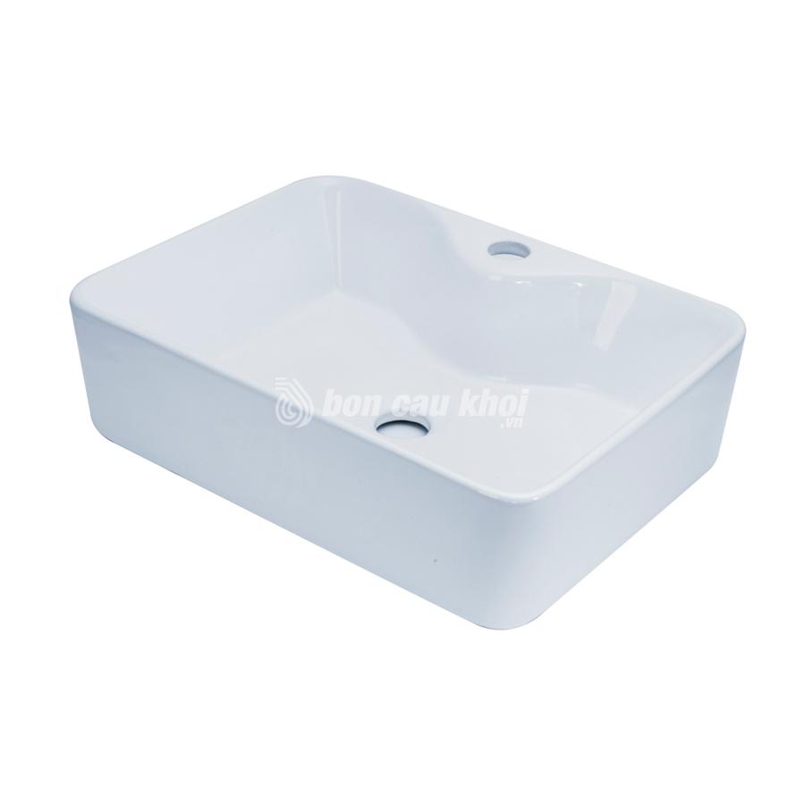 Bồn Lavabo Rửa Mặt Sứ Trắng Drator K8816