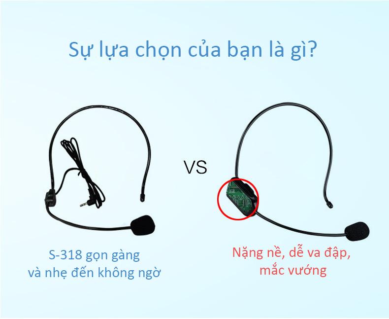 Loa trợ giảng mini SOAIY S-318 (Trắng)