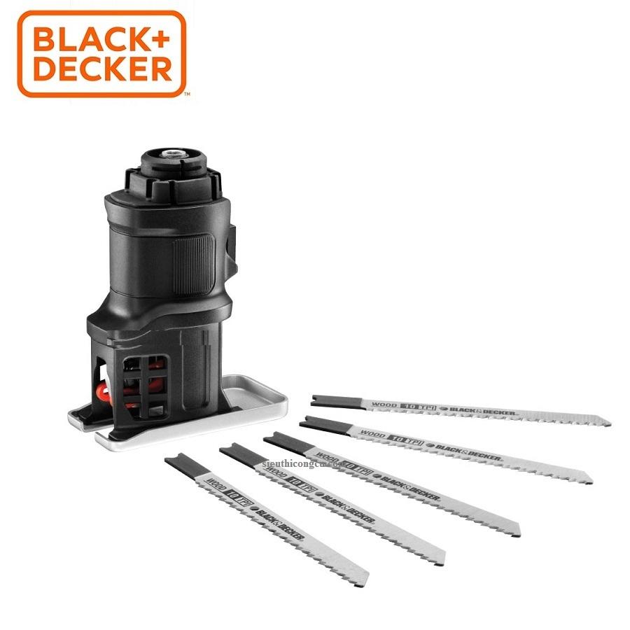 Đầu cưa lọng dành cho multi evo black+decker + kèm 5 lưỡi cưa ejs183-jp