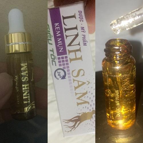[HCM]Kem Mụn Siêu Tốc Linh Sâm 5ml