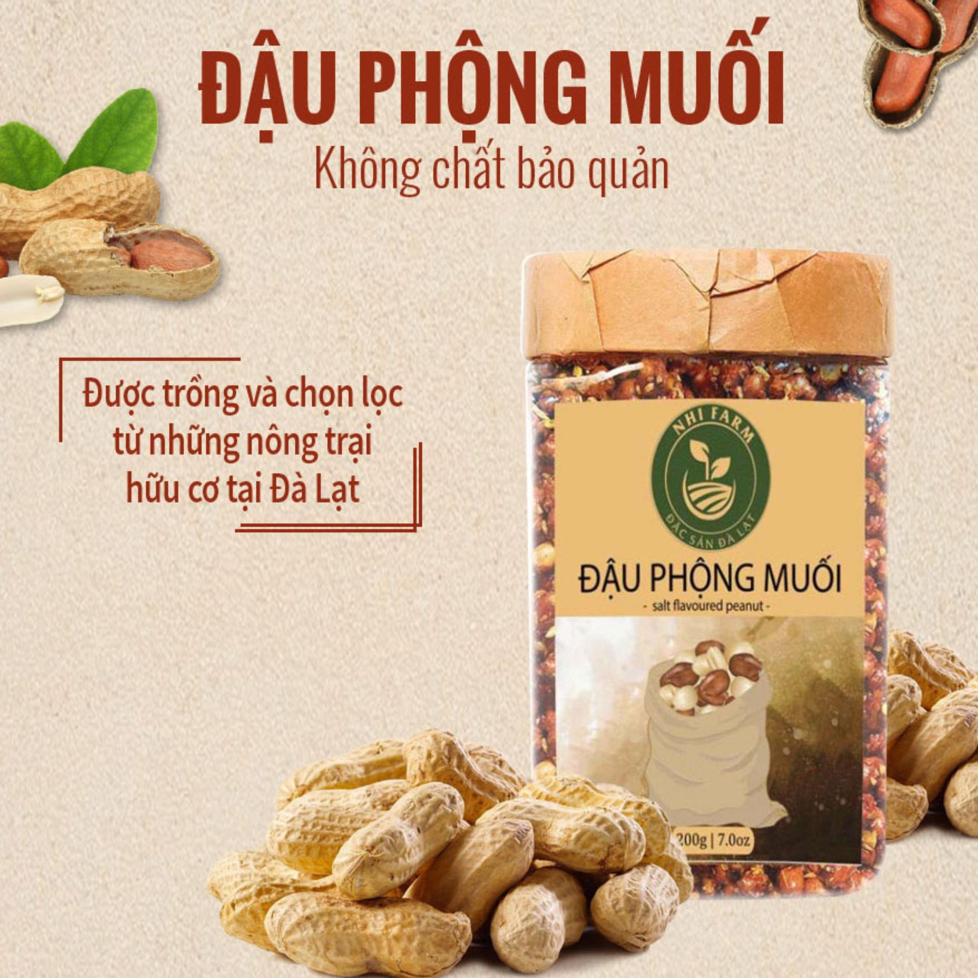 Đậu Phộng Muối - Nhi Farm (200g)