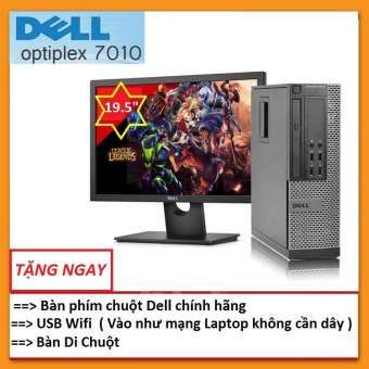 bộ máy tính đồng bộ dell optiplex 7010 ( core i5 / 4g / 500g ) và màn hình dell 19,5 inch wide - led (fpt) ,tặng bàn phím chuột dell + usb wifi + bàn di chuột , bảo hành 24 tháng - hàng nhập khẩu