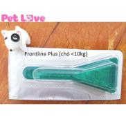 1 tuýp Frontline Plus nhỏ gáy diệt ve rận, bọ chét chó dưới 10kg