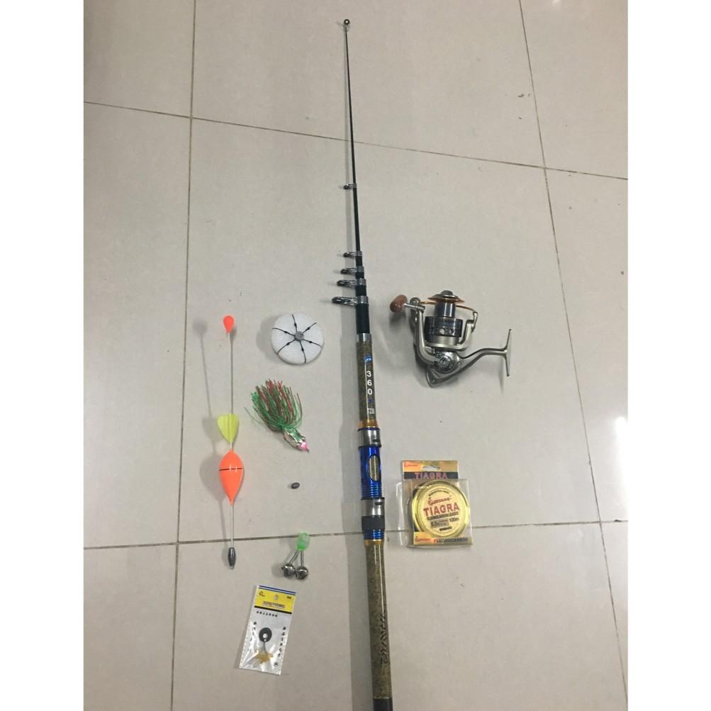 Combo cần câu Shimano và máy câu LC 6000 siêu chất lượng ( đồ câu cá giang nam ) big sale