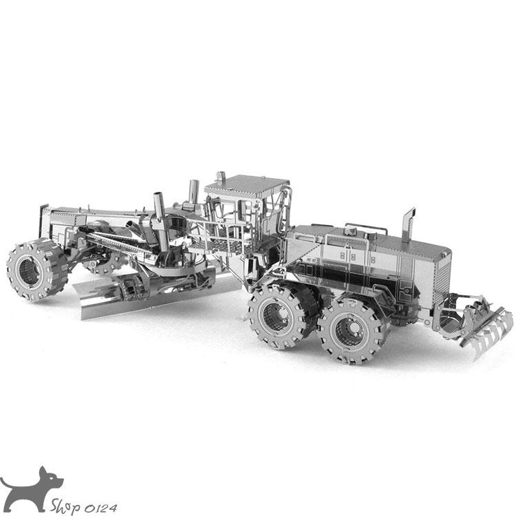 Mô hình 3D bằng thép tự ráp Xe xây dựng