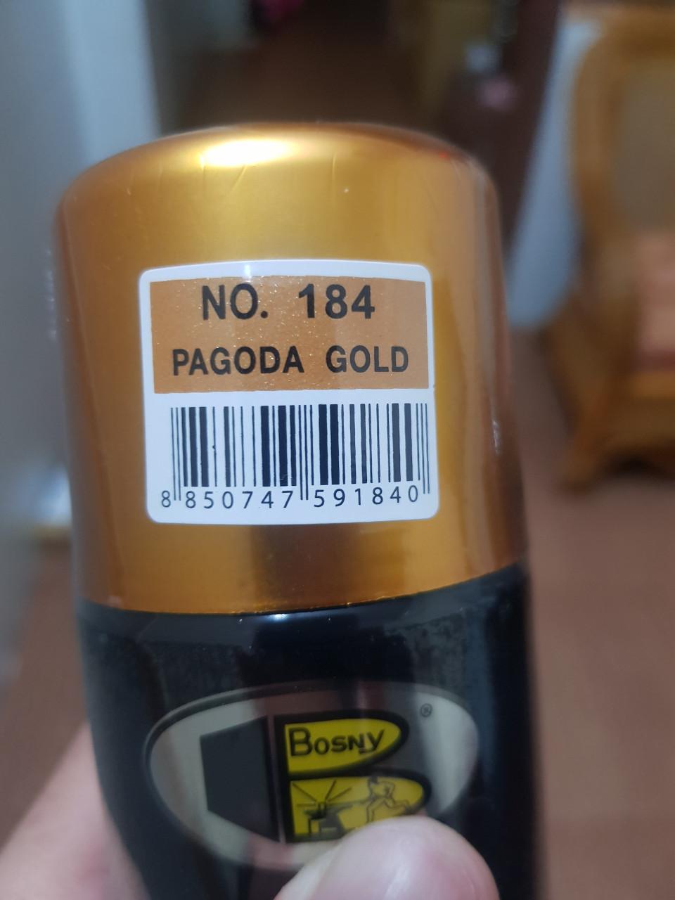 [HCM]Sơn xịt giả vàng Pagoda Gold Bosny