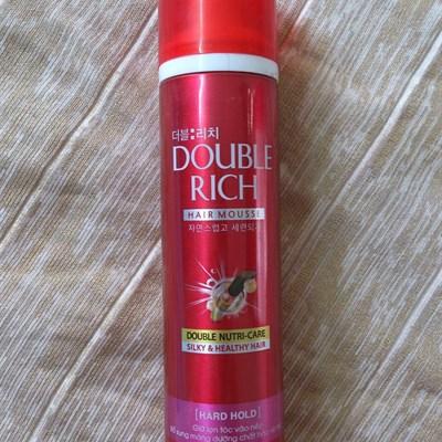 Mousse Tạo Kiểu Tóc Double Rich 150Ml