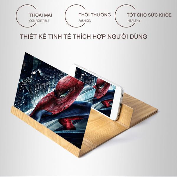 Kính phóng đại màn hình điện thoại gỗ