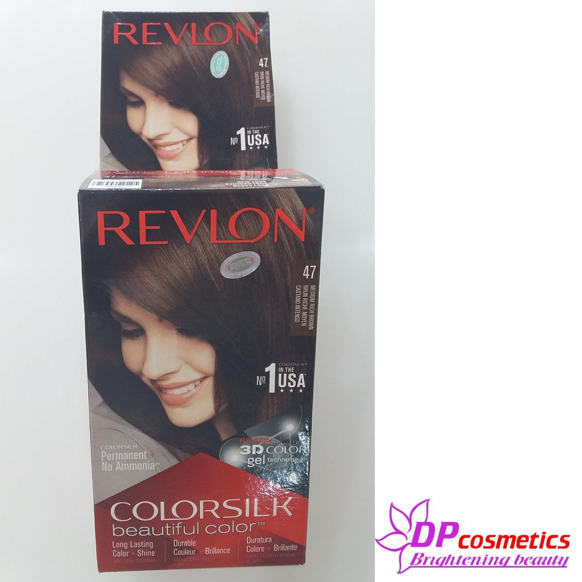 [HCM]Nhuộm Tóc Revlon Colorsilk 47- Nâu Chocolate vừa