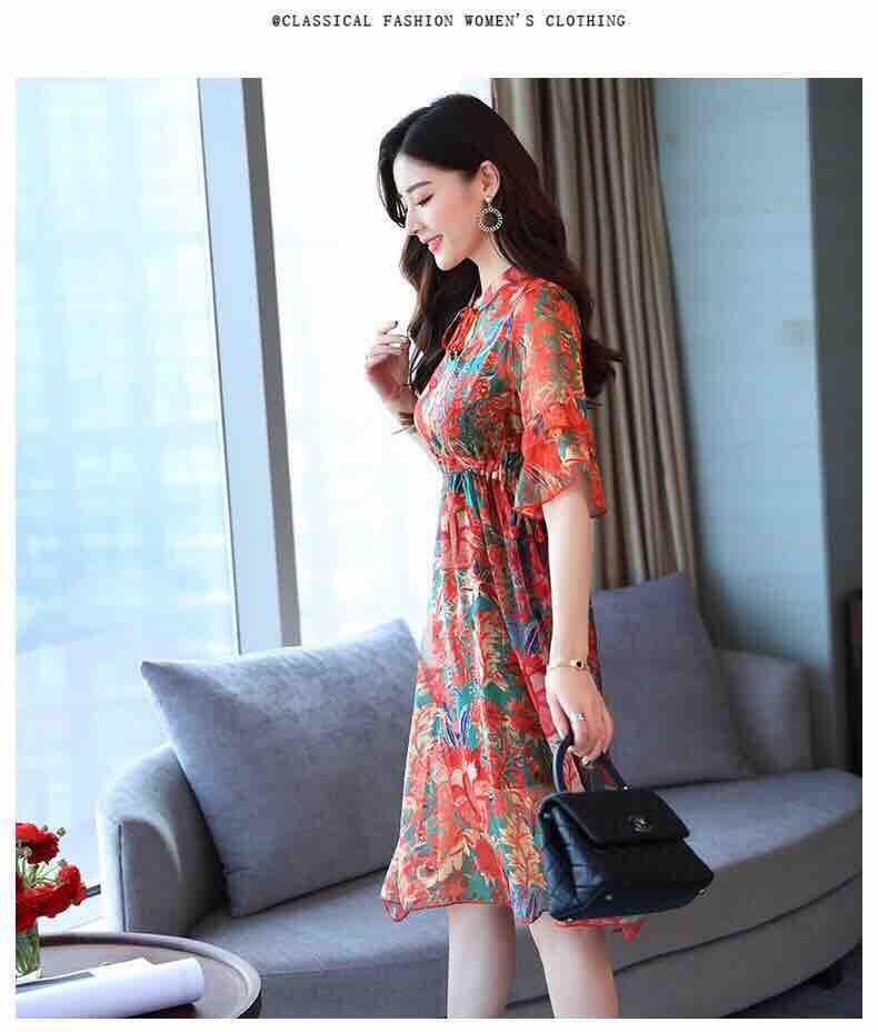 Đầm lụa hàng nhập Quảng Châu cao cấp
