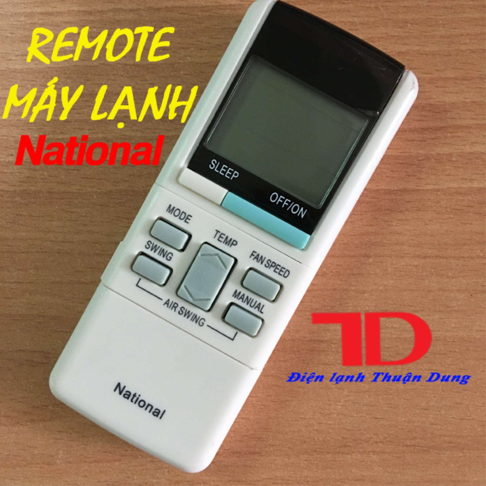 Remote điều khiển điều hòa dành cho máy lạnh National - Điện Lạnh Thuận Dung