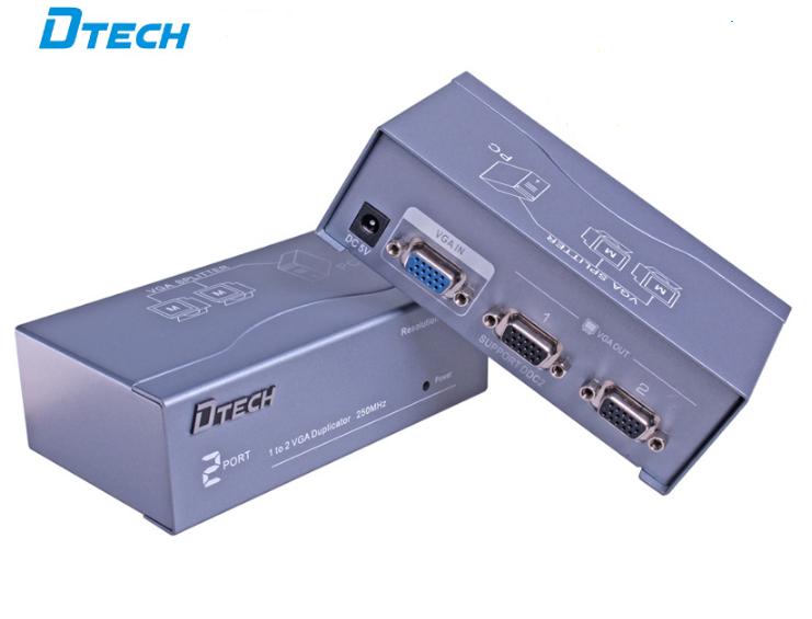 Bộ chia tín hiệu VGA 1 ra 2 Dtech DT-7252