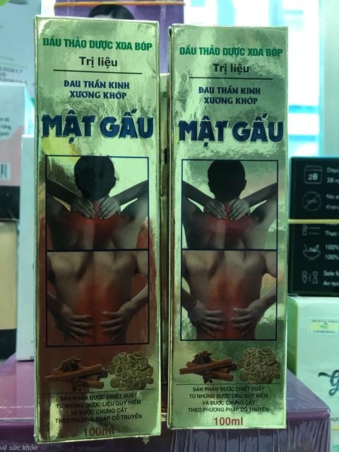 [HCM]Dầu thảo dược xoa bóp Mật Gấu