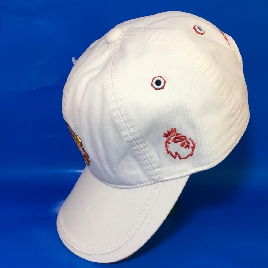 Nón kết cao cấp MU.FC (Trắng, Đỏ)
