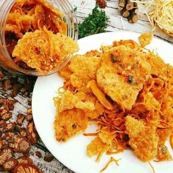 HỦ 500G CƠM CHÁY KHÔ GÀ NHÀ LÀM