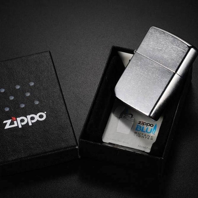 Zippo Street Chrome Xước Bụi 207