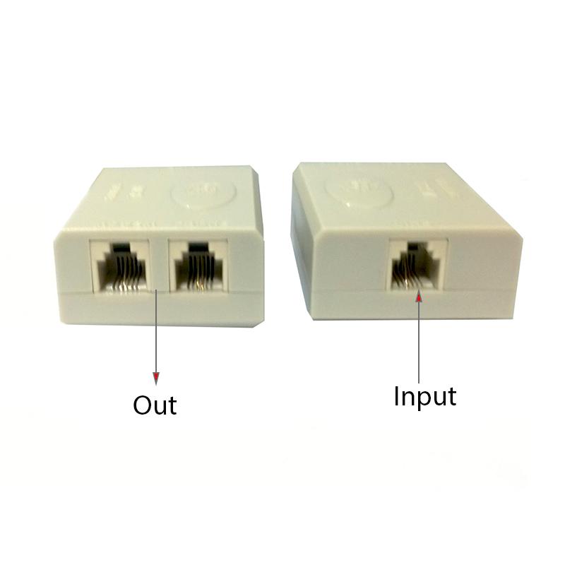 Hộp tách lọc ADSL và Phone (tách cổng RJ11 từ Modem ra 1 bên Phone, 1 bên ADSL)