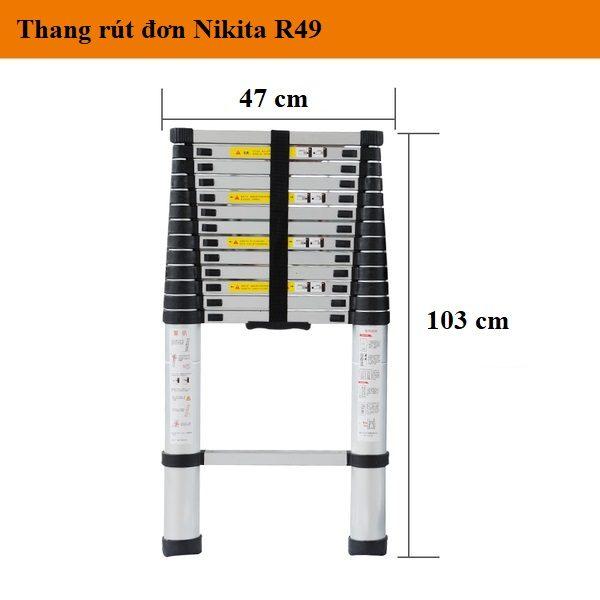 THANG NHÔM RÚT ĐƠN 4 MÉT 9 NIKITA KN-R49