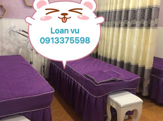 Bộ ga trải giường spa