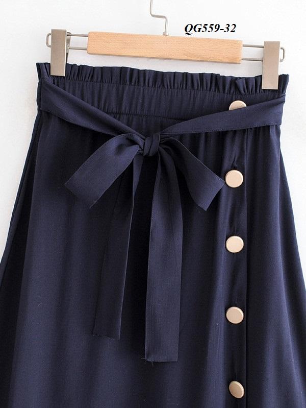 CHÂN VÁY THIẾT KẾ PHỐI NÚT - SIZE S-6XL