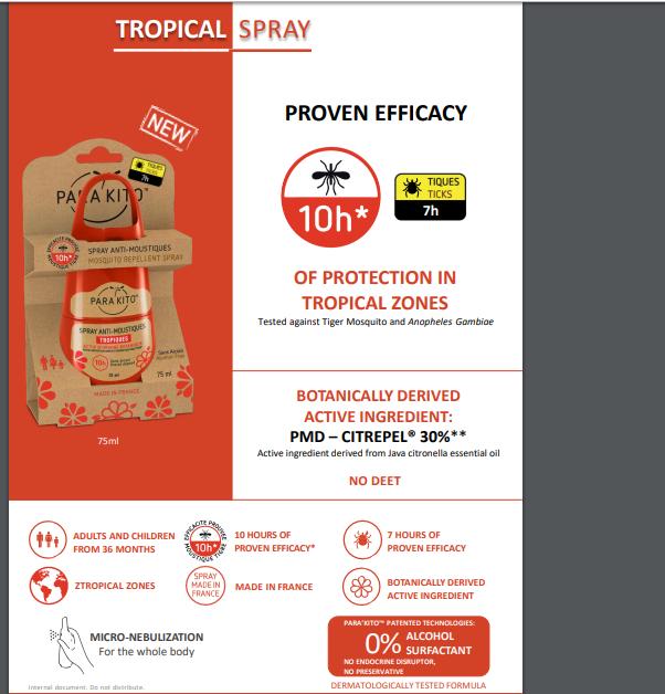 Chai Xịt Chống Muỗi PARA’KITO™ - PSPRAY02