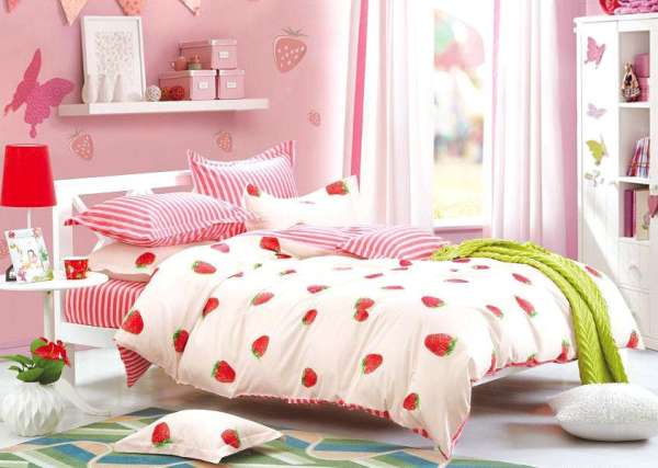 Bộ chăn ga gối drap giường 100% cotton sợi bông Hàn Quốc Julia 248