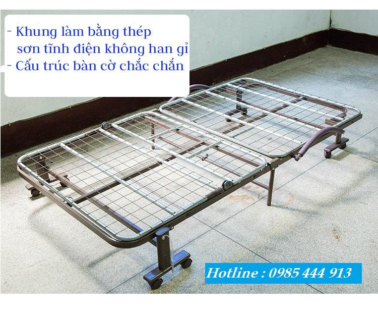 GIƯỜNG GẤP HÀN QUỐC RỘNG 90 PHÂN (HQ90)