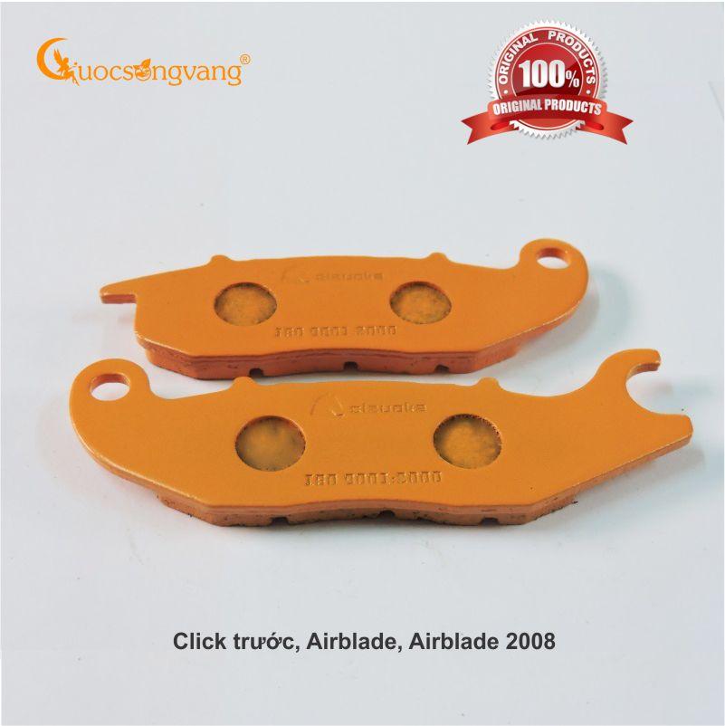 Bố thắng đĩa, Má phanh đĩa chống trượt Click trước, Airblade, Airblade 2008 PADSZK07 hiệu Sizuoka Cuocsongvang