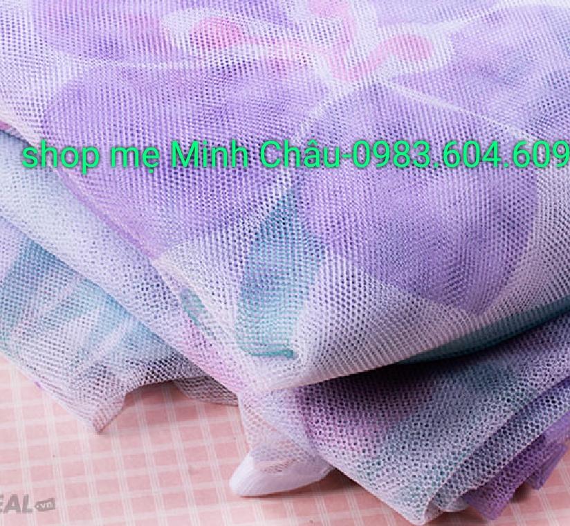 Mùng/ màn Tuyn hoa  03m [LOẠI 1, BỀN, ĐẸP công nghệ NHẬT]