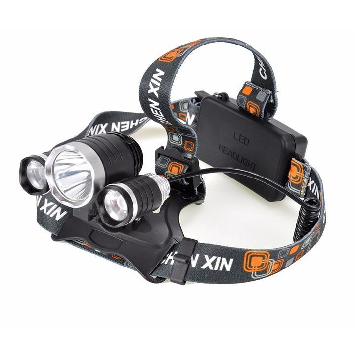Đèn pin đội đầu 3 đèn Led siêu sáng