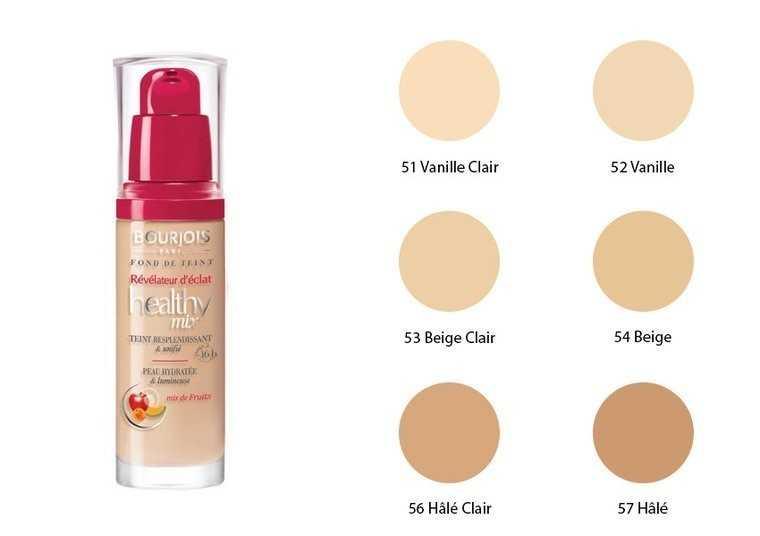 Kem nền Bourjois Healthy Mix 16h Foundation 30ml - Pháp