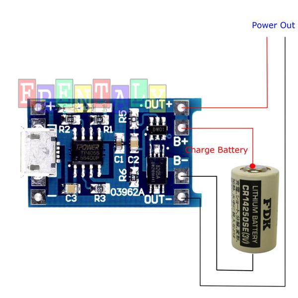 Mạch sạc và bảo vệ pin