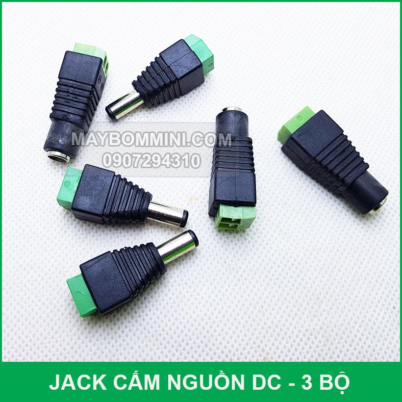 [HCM]Jack cấm nguồn điện DC đực cái - 3 bộ đưc cái