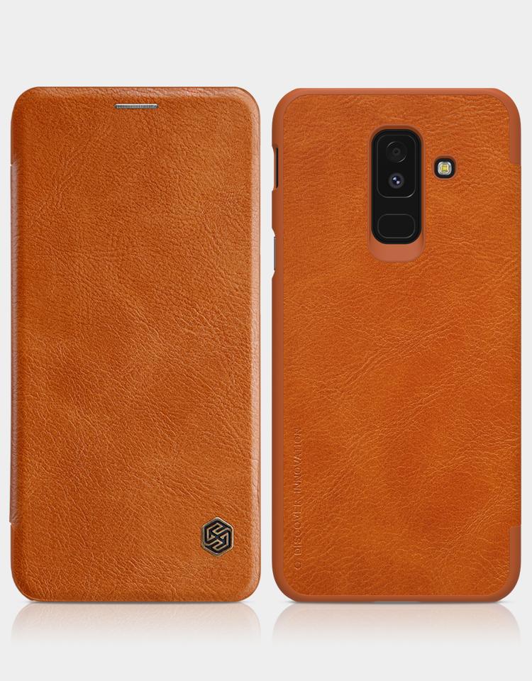 Bao Da Nillkin Qin cho Samsung Galaxy A6 Plus