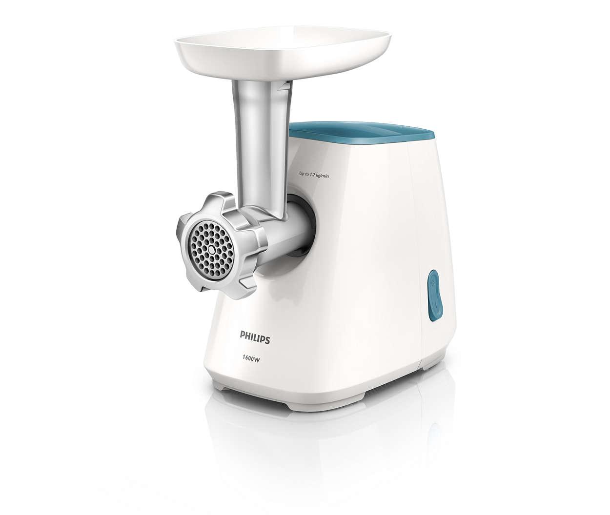 Máy xay thịt Philips HR2710 (Trắng) - Hàng nhập khẩu