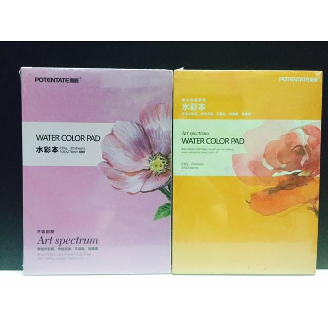 SỔ MÀU NƯỚC POTENTATE LOẠI A4 ĐL 230G/M2