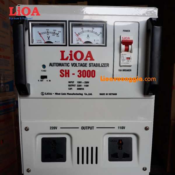 Ổn áp 1 pha LiOA 10.000VA thế hệ mới SH-10000II