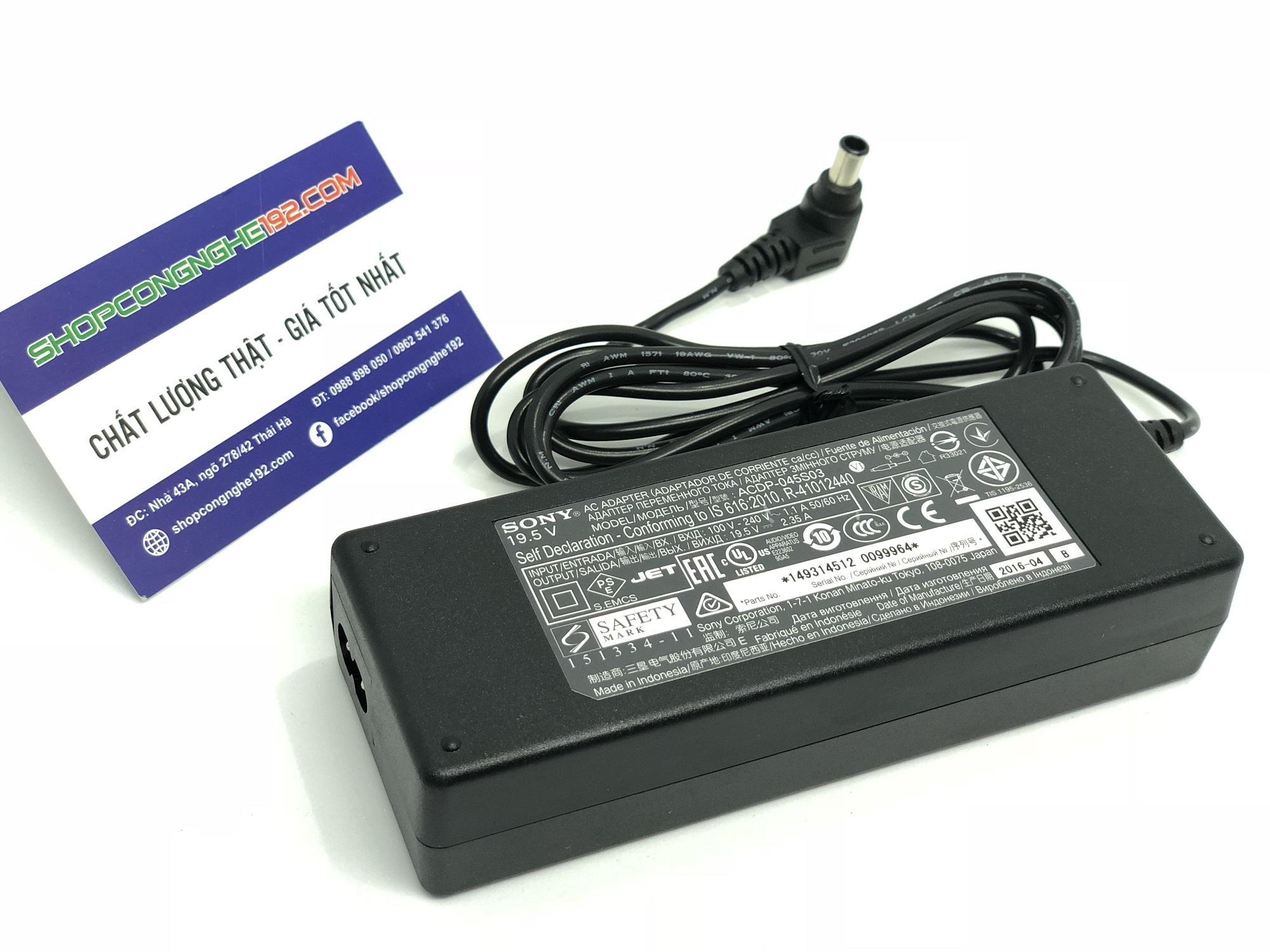 Adapter tv sony 19.5v 2.35a