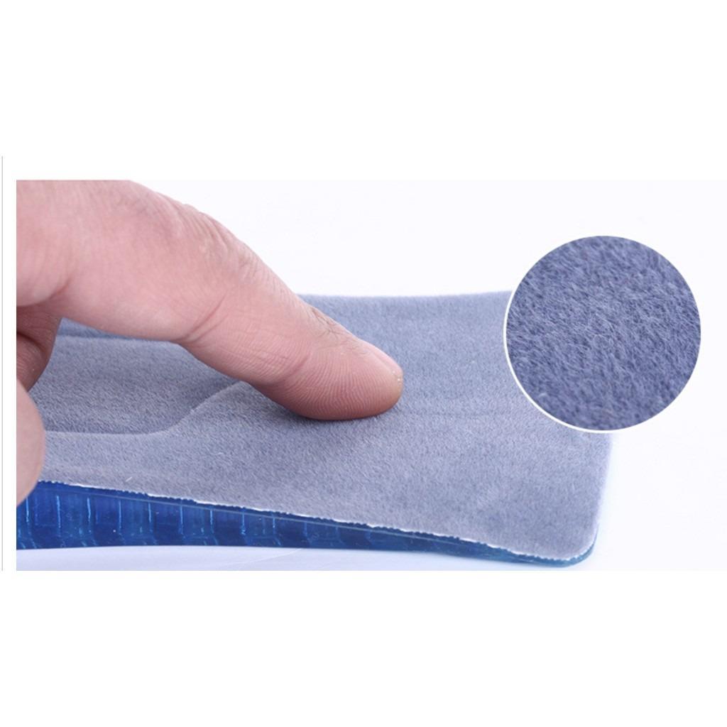 Lót Giày Tăng Chiều Cao Silicon Mềm 2 Lớp 4Cm