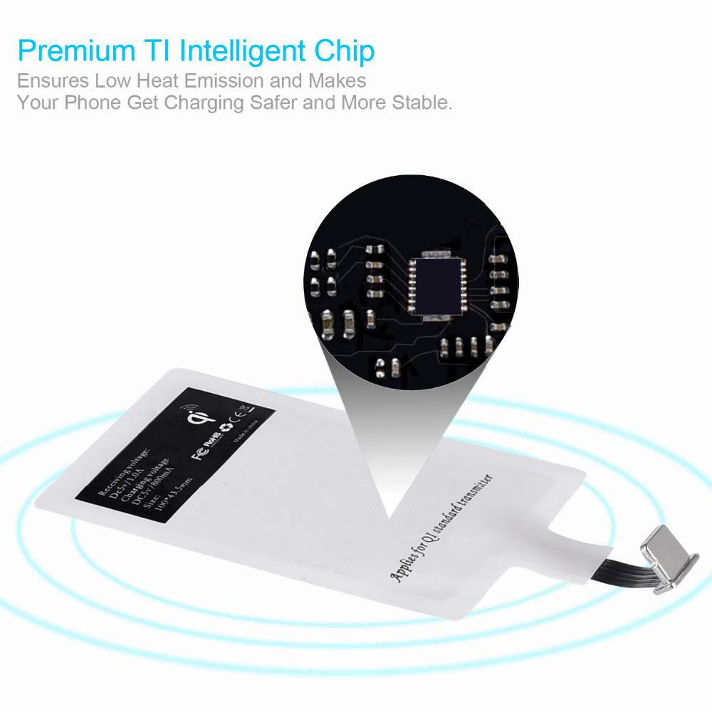 Chip sạc cao cấp không dây Lighting dùng cho Iphone 5/6/7 (Trắng)